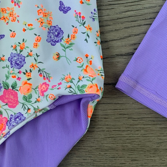 Maaji Backyard Triton Reversible Long Sleeve One-Piece Swimsuit - Size L - NWT - Picture 10 of 12